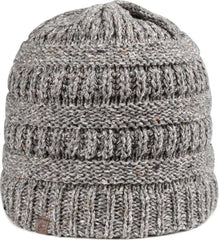 OC Sports OC807 Acrylic Knit Beanie - Heathered Gray - Gray / One Size Fits Most