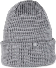 OC Sports OC808 Acrylic Waffle Knit Cuff Beanie - Charcoal - Dark Gray / One Size Fits Most