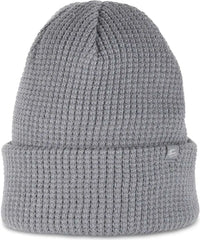 OC Sports OC808 Acrylic Waffle Knit Cuff Beanie - Charcoal - Dark Gray / One Size Fits Most
