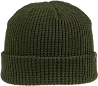 OC Sports OC808 Acrylic Waffle Knit Cuff Beanie - Olive - Olive / One Size Fits Most