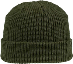 OC Sports OC808 Acrylic Waffle Knit Cuff Beanie - Olive - Olive / One Size Fits Most