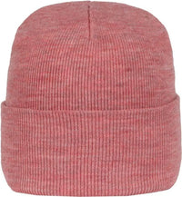 OC Sports OC870 Stretch Watch Beanie with Cuff - Heathered Red - Heathered Red / OSFM