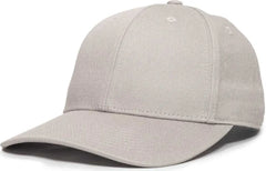 OC Sports OC871 Premium Modern Solid Back Cap - Light Gray