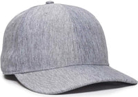 OC Sports OC871 Premium Modern Solid Back Cap - LN Heathered Gray - Gray / 6 3/8’’ - 7’’