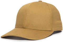 OC Sports OC871 Premium Modern Solid Back Cap - Old Gold - Gold / 6 7/8’’ - 7 1/2’’