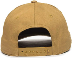 OC Sports OC871 Premium Modern Solid Back Cap - Old Gold - Gold / 6 7/8’’ - 7 1/2’’