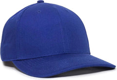 OC Sports OC871 Premium Modern Solid Back Cap - Royal - Royal / 6 3/8’’ - 7’’