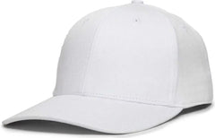 OC Sports OC871 Premium Modern Solid Back Cap - White - White / 6 7/8’’ - 7 1/2’’
