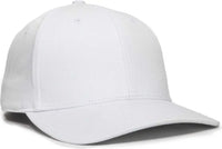 OC Sports OC871 Premium Modern Solid Back Cap - White - White / 6 7/8’’ - 7 1/2’’