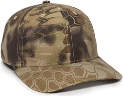OC Sports OC871CAMO Premium Modern Solid Back Cap - Kryptek Highlander - Kryptek / 6 7/8’’ - 7 1/2’’