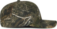 OC Sports OC871CAMO Premium Modern Solid Back Cap - Mossy Oak Country DNA - Mossy Oak / OSFM