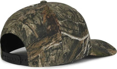 OC Sports OC871CAMO Premium Modern Solid Back Cap - Mossy Oak Country DNA - Mossy Oak / OSFM