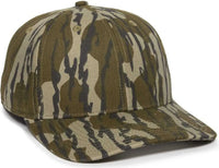 OC Sports OC871CAMO Premium Modern Solid Back Cap - Mossy Oak Original Bottomland - Mossy Oak / 6 7/8’’ - 7 1/2’’