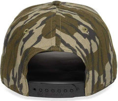OC Sports OC871CAMO Premium Modern Solid Back Cap - Mossy Oak Original Bottomland - Mossy Oak / 6 7/8’’ - 7 1/2’’