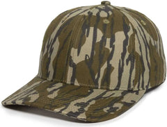 OC Sports OC871CAMO Premium Modern Solid Back Cap - Mossy Oak Original Bottomland - Mossy Oak / 6 7/8’’ - 7 1/2’’