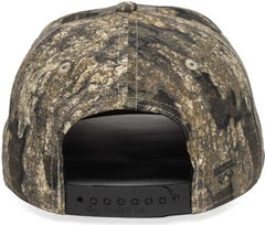 OC Sports OC871CAMO Premium Modern Solid Back Cap - Realtree Timber - Realtree / 6 7/8’’ - 7 1/2’’