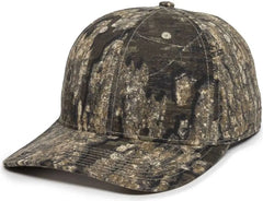 OC Sports OC871CAMO Premium Modern Solid Back Cap - Realtree Timber - Realtree / 6 7/8’’ - 7 1/2’’