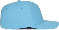 OC Sports OC871PF Solid Pro Crown Polyester Cap - Columbia Blue