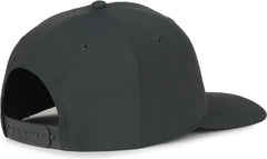 OC Sports OC871PF Solid Pro Crown Polyester Cap - Graphite
