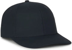 OC Sports OC871PF Solid Pro Crown Polyester Cap - Navy - Navy / Youth