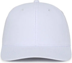 OC Sports OC871PF Solid Pro Crown Polyester Cap - White