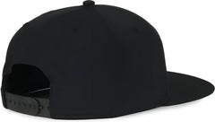 OC Sports OC900 Split Panel Performance Snap Back Cap - Black - Black / OSFM