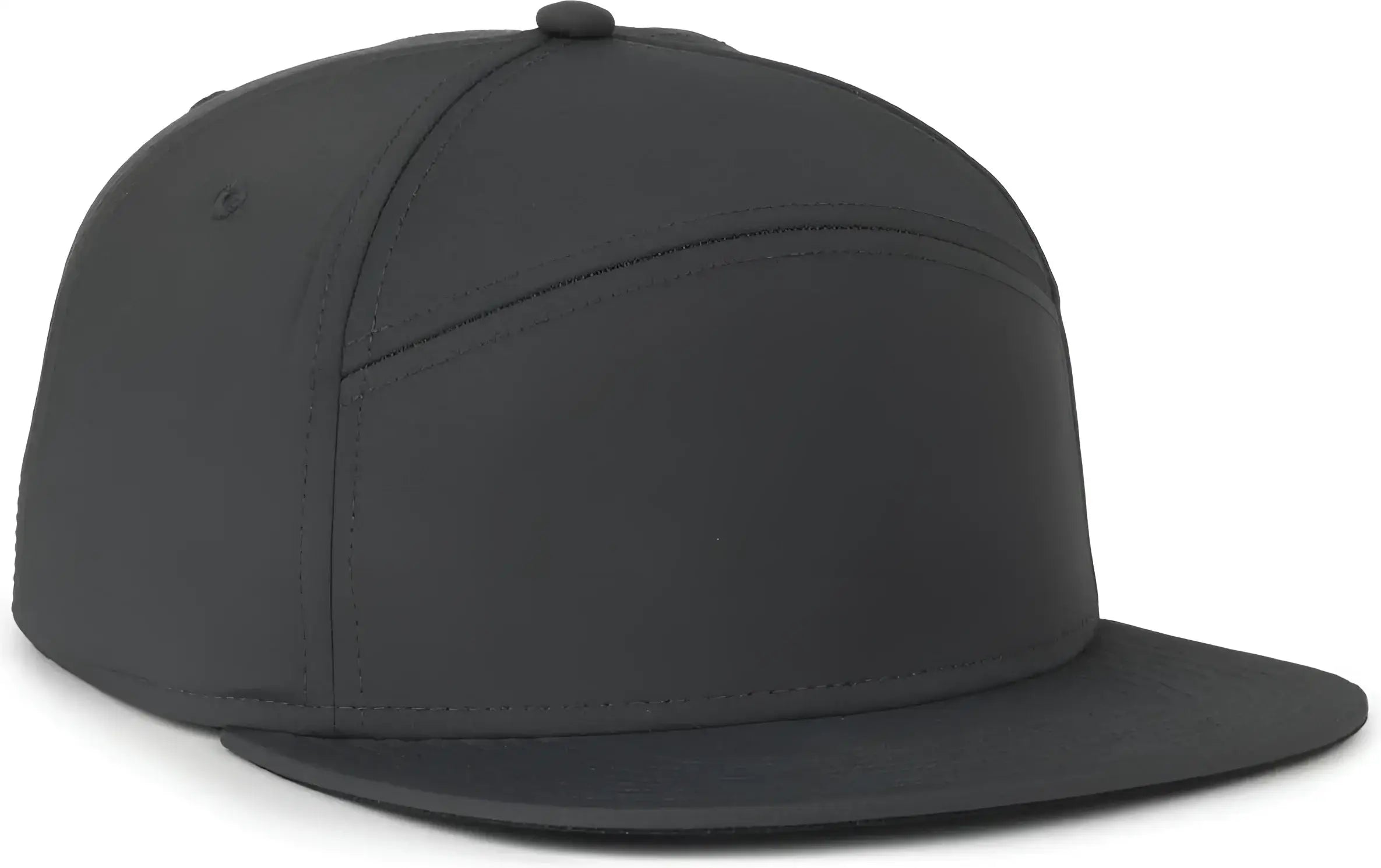 OC Sports OC900 Split Panel Performance Snap Back Cap - Dark Gray - Gray / OSFM