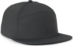 OC Sports OC900 Split Panel Performance Snap Back Cap - Dark Gray - Gray / OSFM