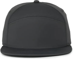 OC Sports OC900 Split Panel Performance Snap Back Cap - Dark Gray - Gray / OSFM