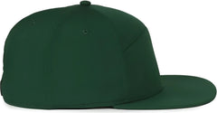 OC Sports OC900 Split Panel Performance Snap Back Cap - Dark Green - Green / OSFM
