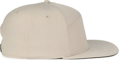 OC Sports OC900 Split Panel Performance Snap Back Cap - Khaki - Khaki / OSFM