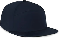 OC Sports OC900 Split Panel Performance Snap Back Cap - Navy - Navy / OSFM
