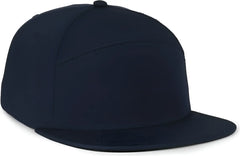 OC Sports OC900 Split Panel Performance Snap Back Cap - Navy - Navy / OSFM
