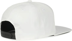 OC Sports OC900 Split Panel Performance Snap Back Cap - White - White / OSFM