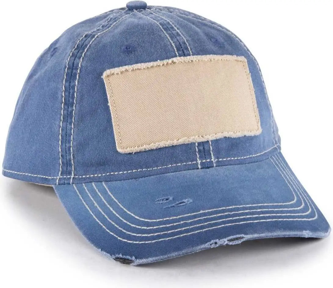OC Sports OC902 Pigment Dyed Cotton Twill Cap - Slate Blue - Blue / Ladies