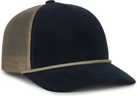 OC Sports OCCORDM Corduroy Mesh Back with Cord Cap - Navy Khaki - Khaki / OSFM