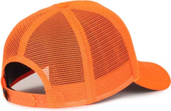 OC Sports OCFOAM 5 Panel Foam Mesh Trucker with Cord Cap - Neon Orange Neon Orange - Orange / OSFM