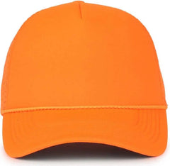 OC Sports OCFOAM 5 Panel Foam Mesh Trucker with Cord Cap - Neon Orange Neon Orange - Orange / OSFM