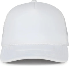 OC Sports OCFOAM 5 Panel Foam Mesh Trucker with Cord Cap - White White - White / OSFM
