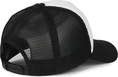 OC Sports OCFOAM 5 Panel Foam Mesh Trucker with Cord Cap - White Black Black - Black / OSFM