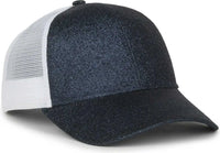OC Sports OCGLTR Glitter Mesh Back Cap - Galaxy White - White / Ladies
