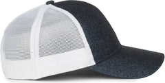 OC Sports OCGLTR Glitter Mesh Back Cap - Galaxy White - White / Ladies