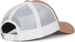 OC Sports OCGLTR Glitter Mesh Back Cap - Rose Gold White - White / Ladies