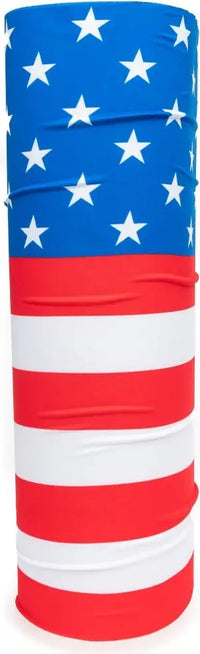 OC Sports OCNG-1 Neck Gaiter USA Flag - Red White Blue - Blue / Adult