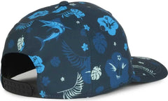 OC Sports OCP100 Sublimated Pattern Pro Crown Cap -Hibiscus Marlin Navy - Navy / OSFM