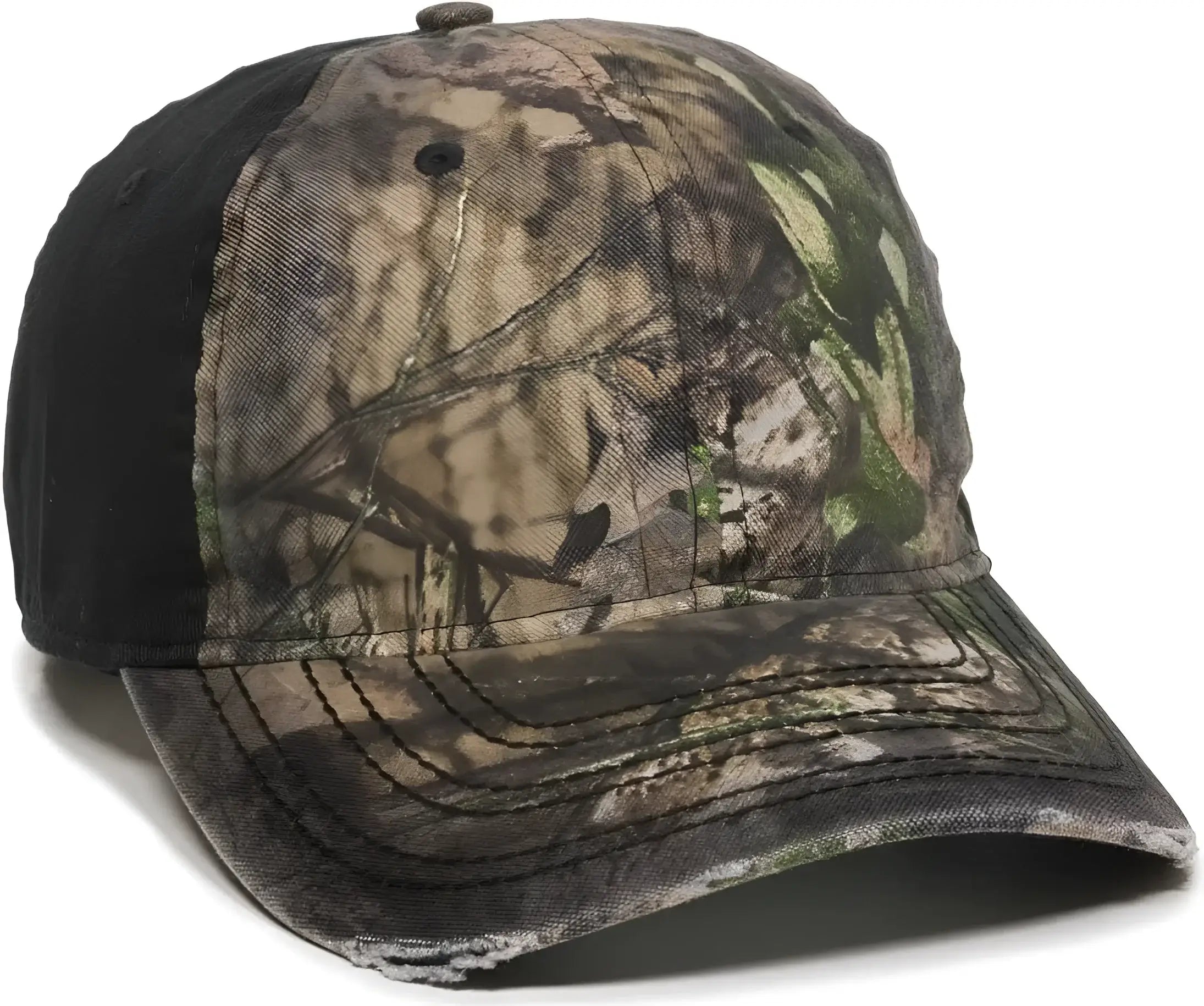 OC Sports OSC-101 Adjustable Cap - Mossy Oak Break-Up Country Black - Mossy Oak Break-Up Country Black / 6 7/8’’ - 7