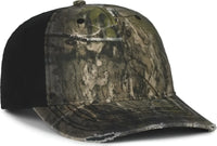 OC Sports OSC-101 Adjustable Cap - Mossy Oak Country DNA Black - Mossy Oak Black / OSFM