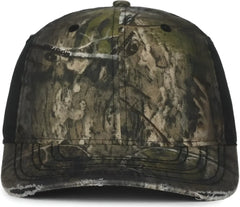 OC Sports OSC-101 Adjustable Cap - Mossy Oak Country DNA Black - Mossy Oak Black / OSFM