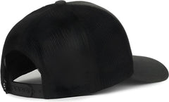 OC Sports PDT20M Pigment Dyed Twill Mesh Back Cap - Black Black - Black / OSFM