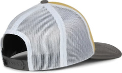 OC Sports PDT20M Pigment Dyed Twill Mesh Back Cap - Gold White Charcoal - Dark Gray / OSFM